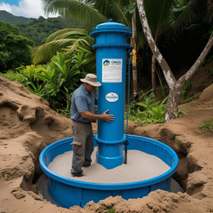 Mantenimiento de filtros de arena para pozos en Costa Rica
