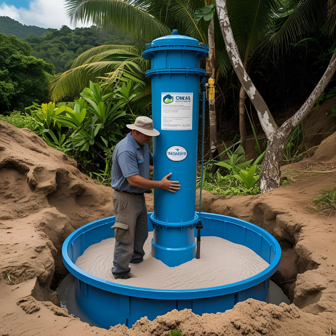 Mantenimiento de filtros de arena para pozos en Costa Rica