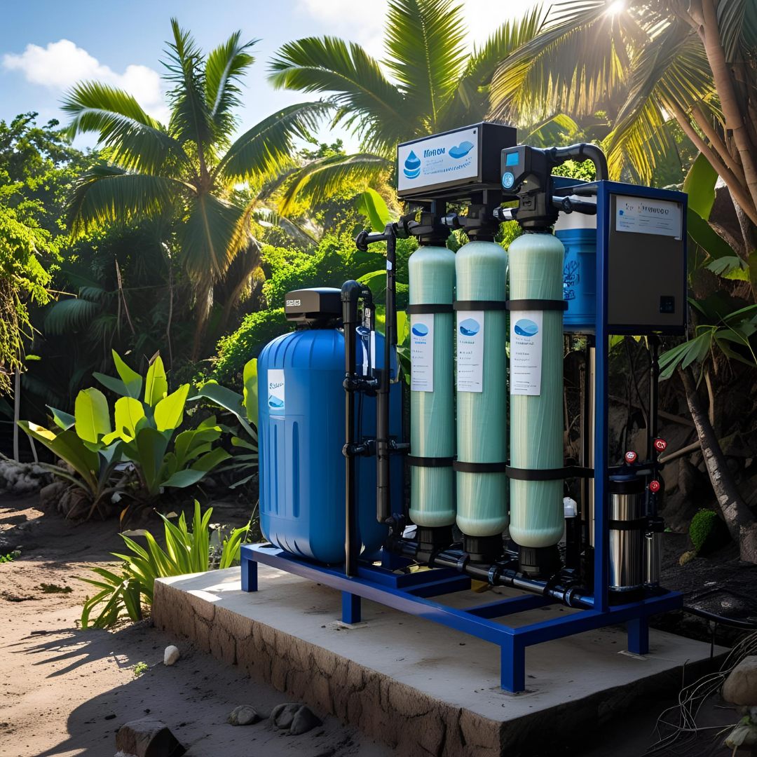 Filtros para eliminar el exceso de hierro en agua de pozo en Guanacaste