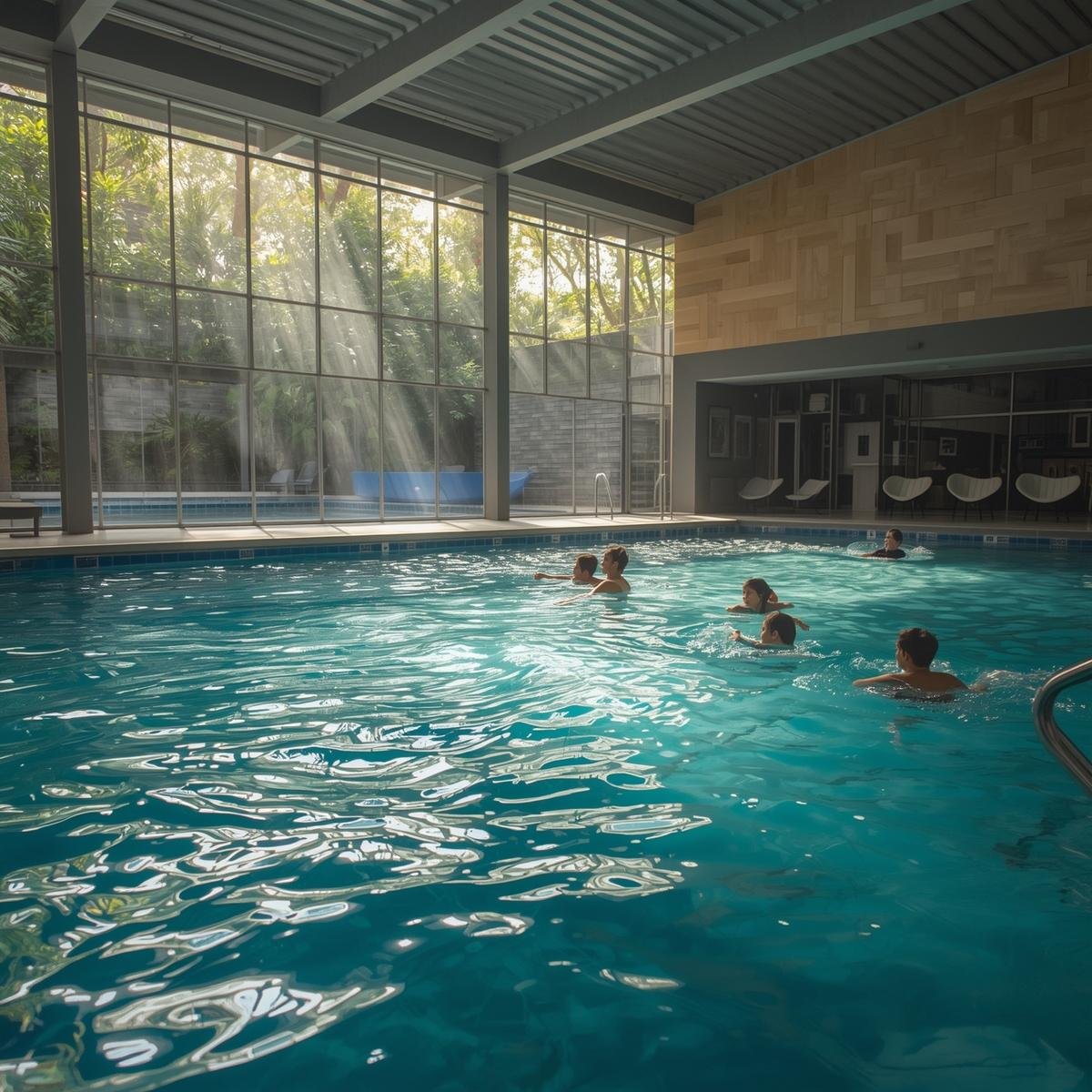 Cómo eliminar las cloraminas (olor a cloro) en piscinas techadas usando ozono en Costa Rica