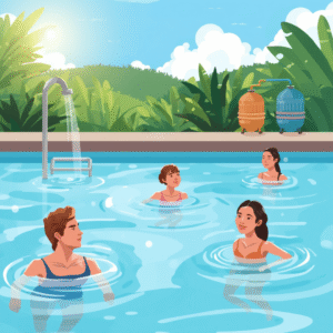 Tratamiento de agua de piscina para personas con dermatitis en Costa Rica