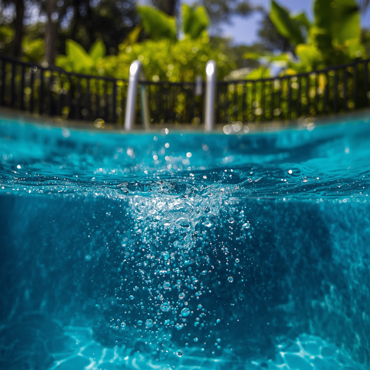 Eficacia del ozono contra algas negras en piscinas de Guanacaste